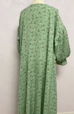 Green Floral Loose Dress