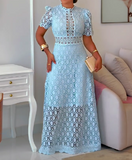 Light Blue Lace Dress