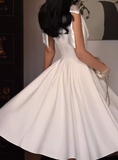 Pure White Elegant Gown Dress