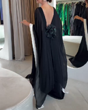 Black And White Kaftan