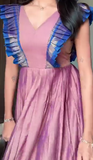 Pink Elegant Silk Dress