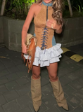 Khaki Distinctive Skirt