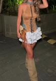 Khaki Distinctive Skirt