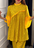 Yellow Loose Comfort Suit