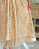 Champagne Sparkling Elegant Dress