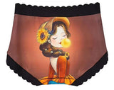 Breathable Patterned Cotton Silk Gynecological Panties