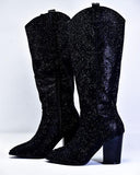 Chic Classic Sparkly Boots
