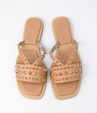 Pucino Ten Gold Trok Detailed Slippers