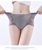 Sexy lace mid-waist panties