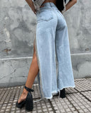 Glittering Fringe Jeans