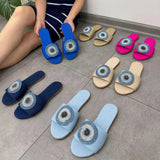 Multicolor Loop Slippers