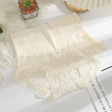 Lace Breathable Silk Gynecological Panties