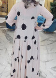 Polka Dot Shirt Long Dress