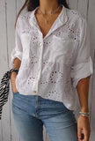 Solid Color Mesh Shirt