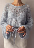 Cutout Knit Sweater Top