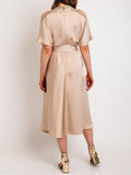 Stylish Off-the-shoulder Midi Dress