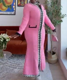 Pink Elegant Long Dress