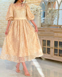 Champagne Sparkling Elegant Dress