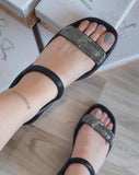 Summer One Buckle Strap Sandals