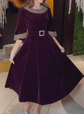 Loose Elegant Velvet Dress