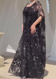 Gorgeous Lace Black Saree