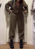 Army Green Jumpsuit