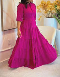 Pink Glittering Elegant Dress