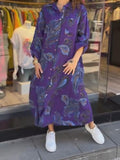 Multicolor Printed Shirt Dress