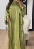 Multicolor Glitter Line Loose Long Dress