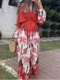 SS24 Floral Loose Maxi Dress