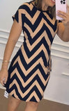 Black Khaki Interlocking Dress