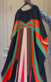 Loose, Brightly Printed Maxi Dress