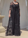 Gorgeous Lace Black Saree