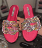 Woven Sparkling Slippers
