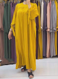 Yellow Loose Long Dress