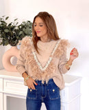 Solid Feather Sweater