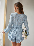 Ruffled Lace Dress